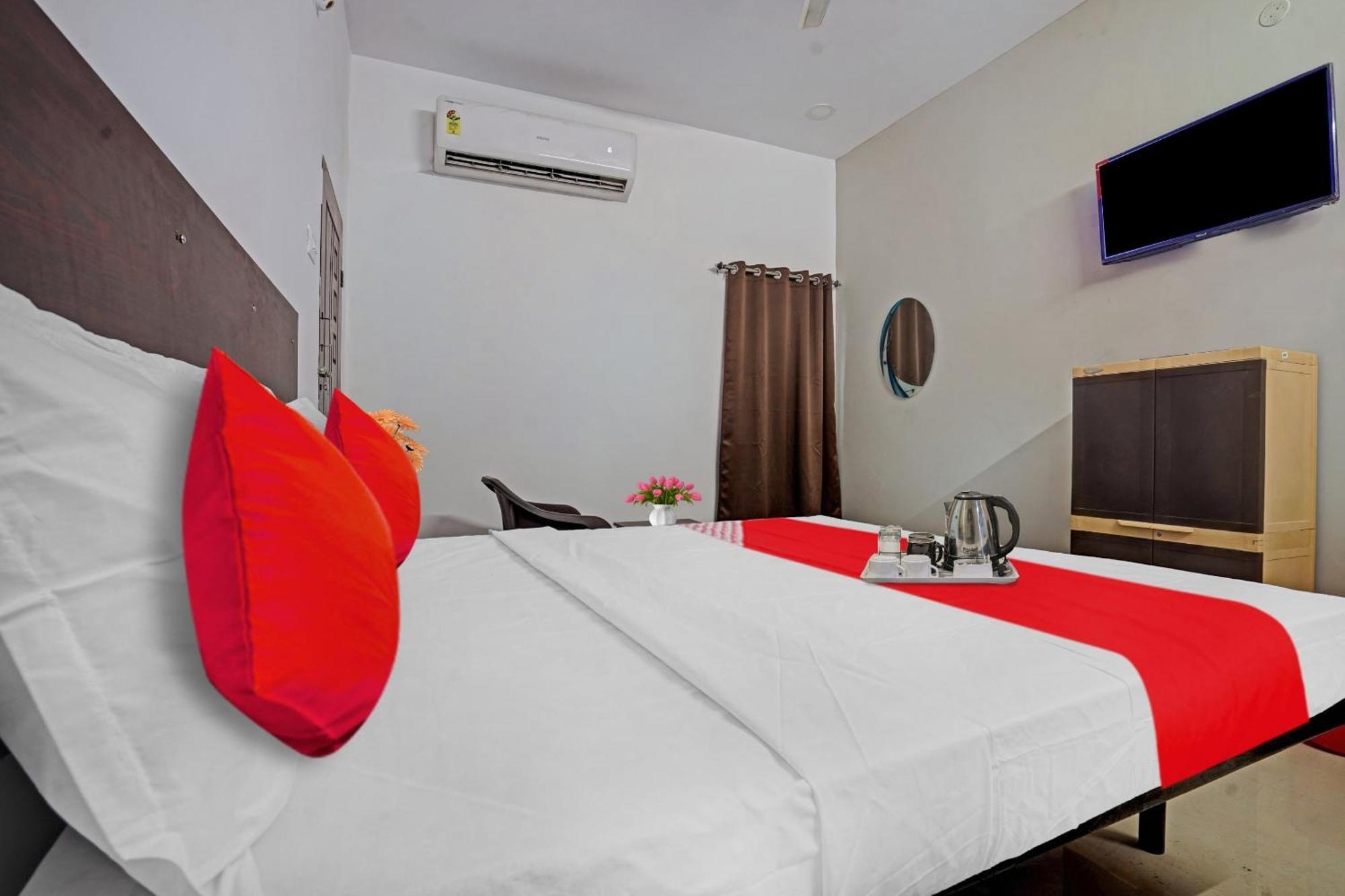 Hotel O Sai Krishna Residency Vijayawāda Buitenkant foto